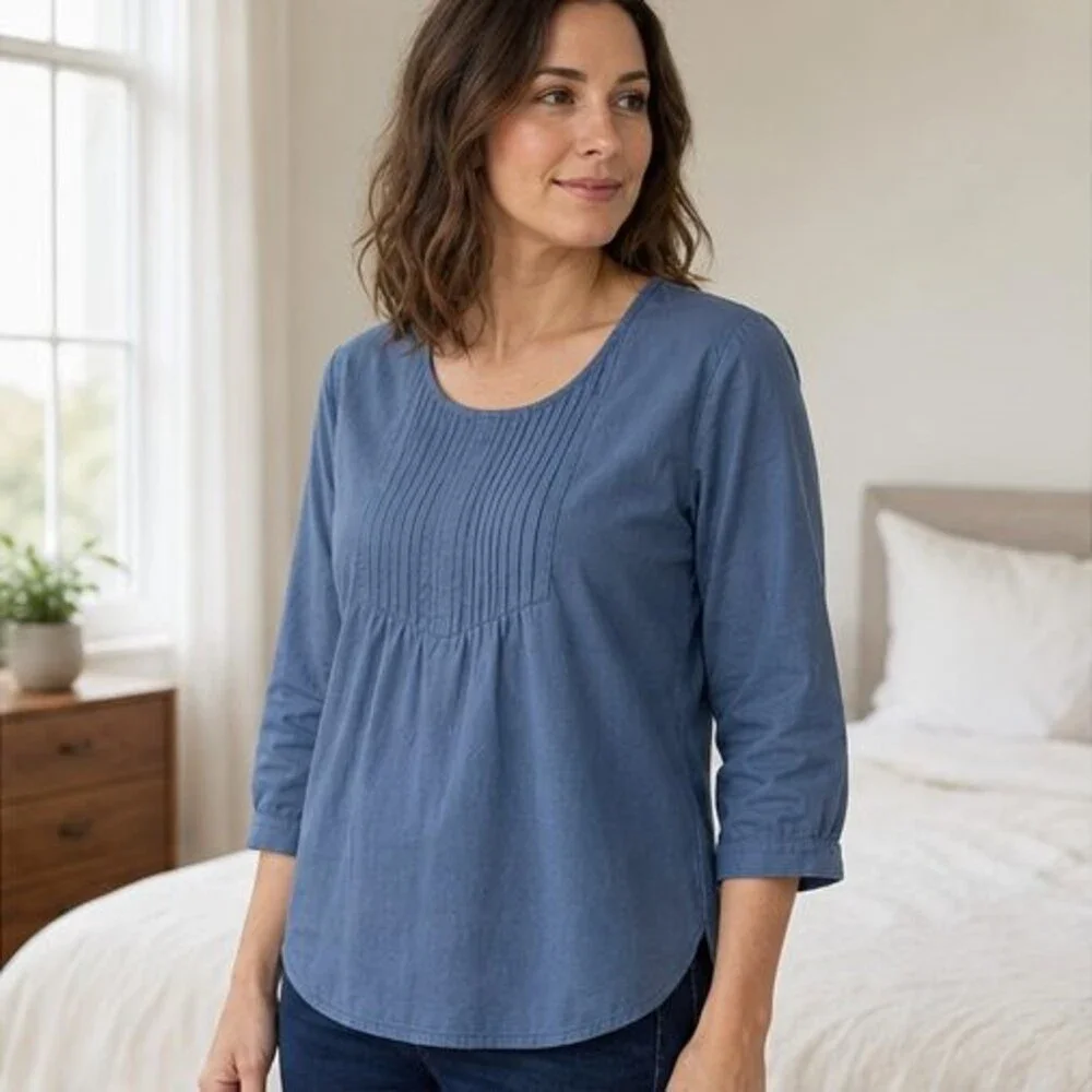 Olive Lace Trim Top